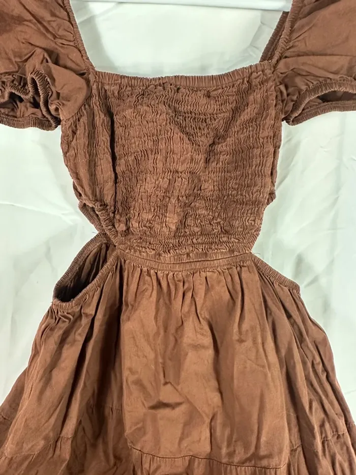 Petite robe marron Bershka - photo numéro 3