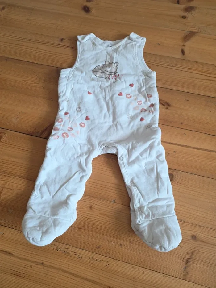 Lot de 2 salopette hiver et Tee-shirt manche courte. - photo numéro 6