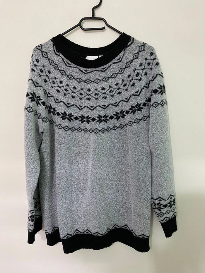 Pul gris et noir Junarose taille 44-46 - photo numéro 3