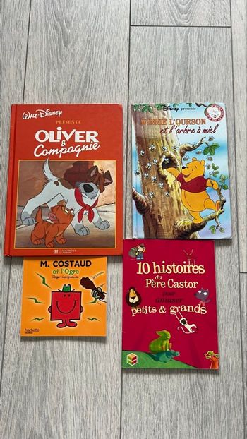 Lot de 4 livres pour enfants 