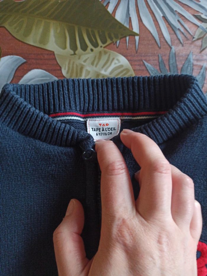 Gilet à zip tao 6 ans - photo numéro 2