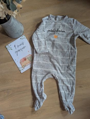 Pyjama Velours Kiabi 9 mois