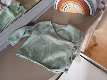 Pull fin vert de gris 6 mois Verbaudet