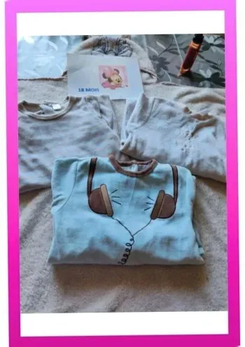 Lot de 3 pyjamas 18 mois mixte