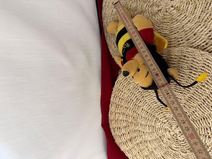 Doudou Winnie l Ourson Abeille Bumble Bee Pooh Walt Disney - photo numéro 4