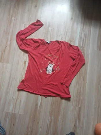 Pull léger manches longues noel taille S