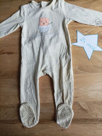 Pyjama mixte good morning 2 ans