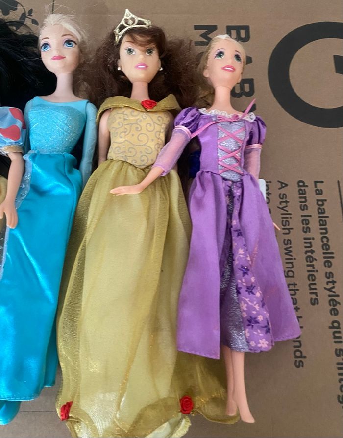 Lot de 5 princesses Disney - photo numéro 3