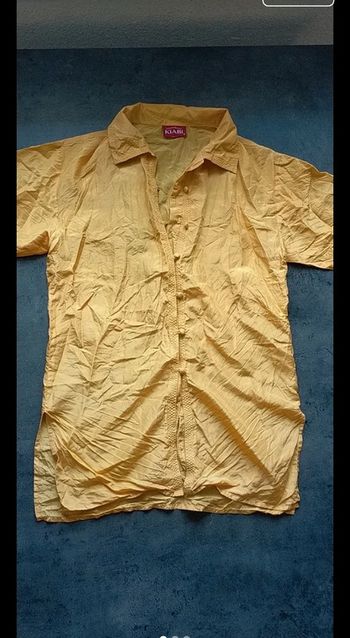 Chemise satiné vintage effet froisser  taille 36
