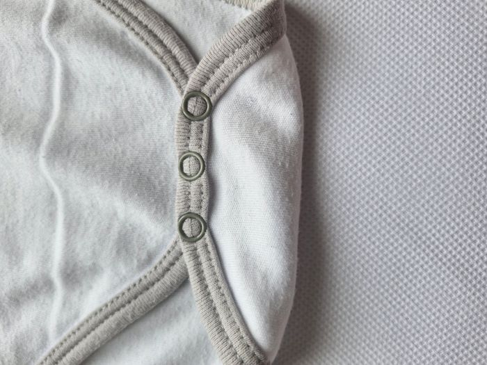 Ensemble mixte body à manches longues bonnet 24 mois - 86 cm Pommette Blanc gris - photo numéro 8