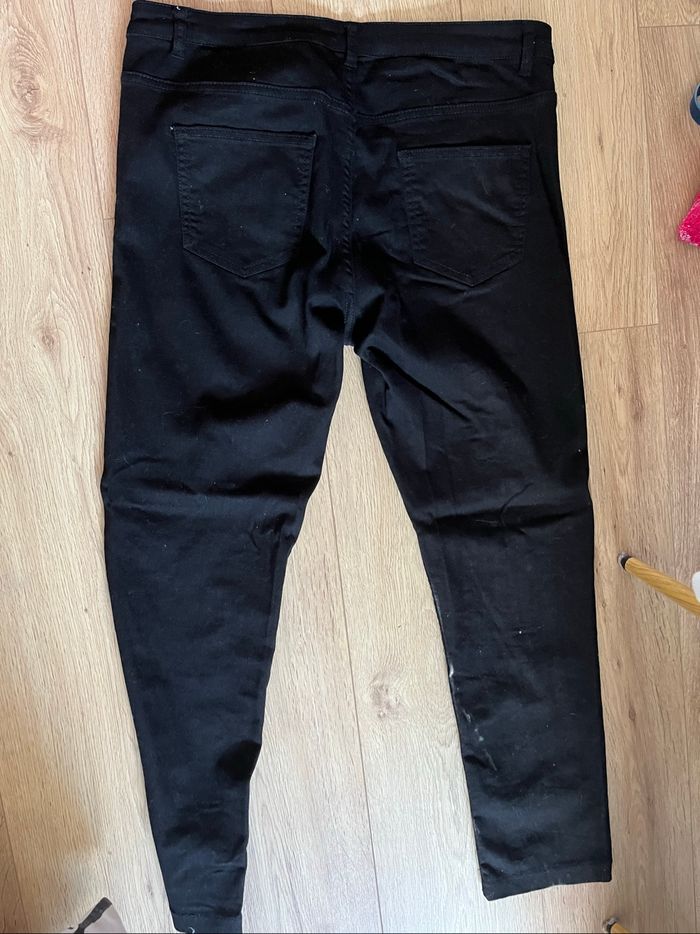 Pantalon noir jeans la halle taille 44 - photo numéro 3