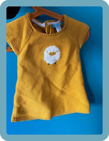 Belle robe en maille bébé 12 mois obaibi