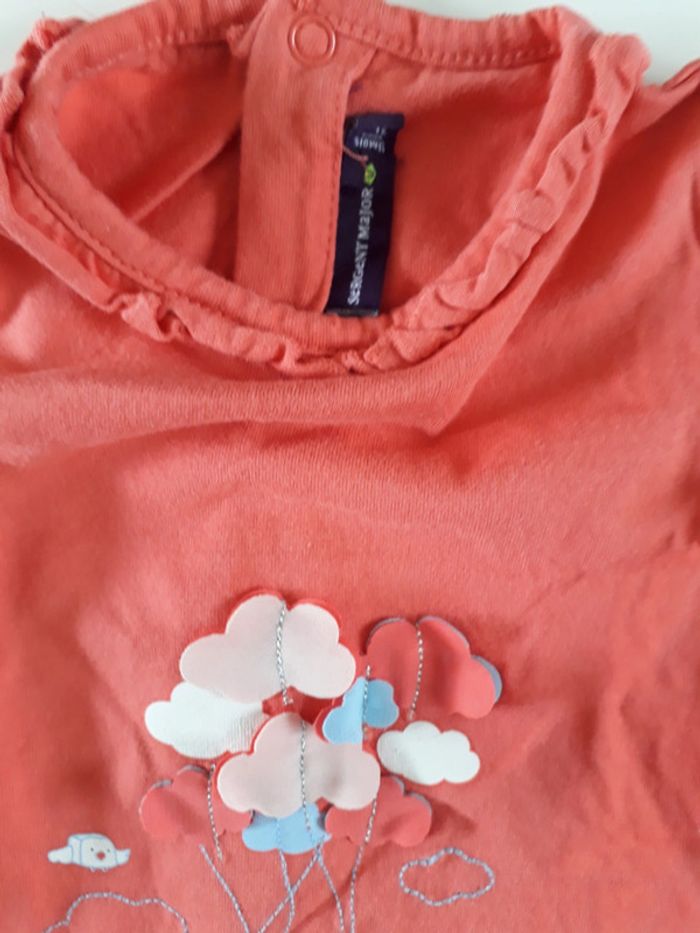 Lot tee-shirts 9 mois - photo numéro 3