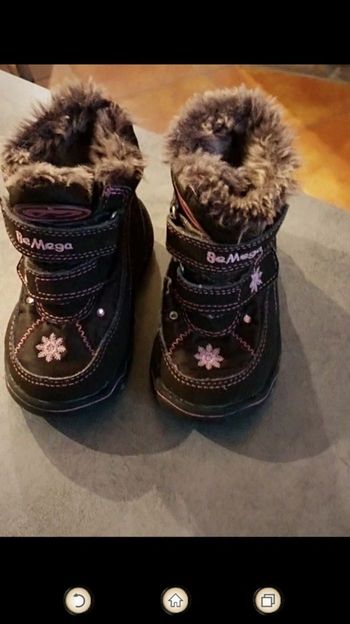 Bottines chaude fille.