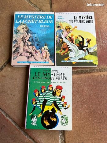 Bibliothèque Rose : livres « le mystère » en lot ou à l’unité