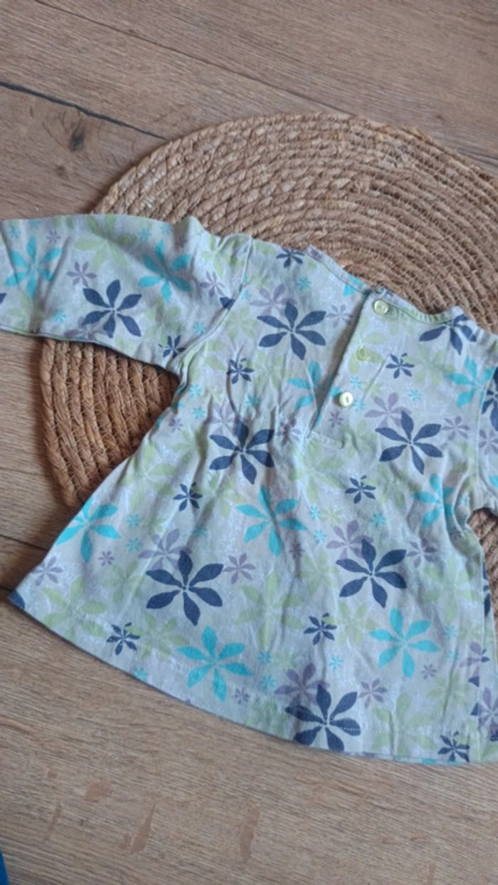 T-shirt manches longues fille 12 mois - photo numéro 3