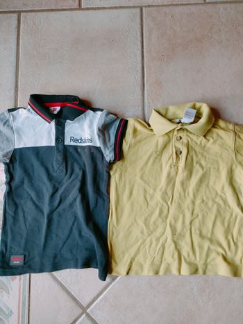 Lot taille 5 ans de 2 polos manches courtes