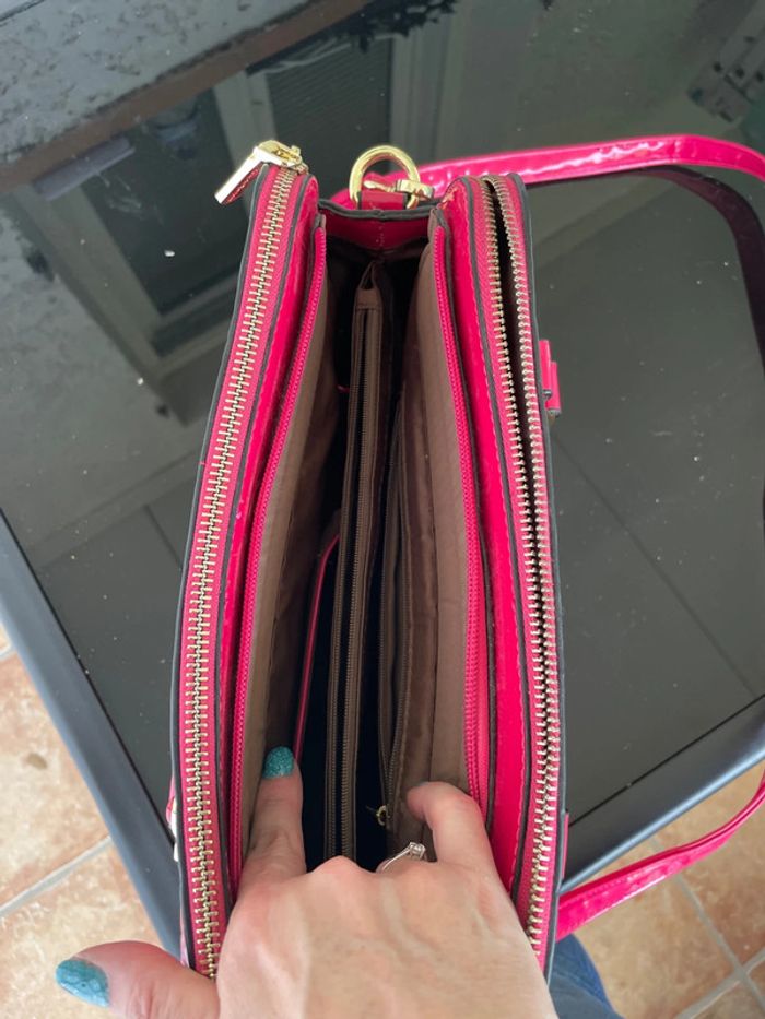 Sac à main, vernis rose - photo numéro 10