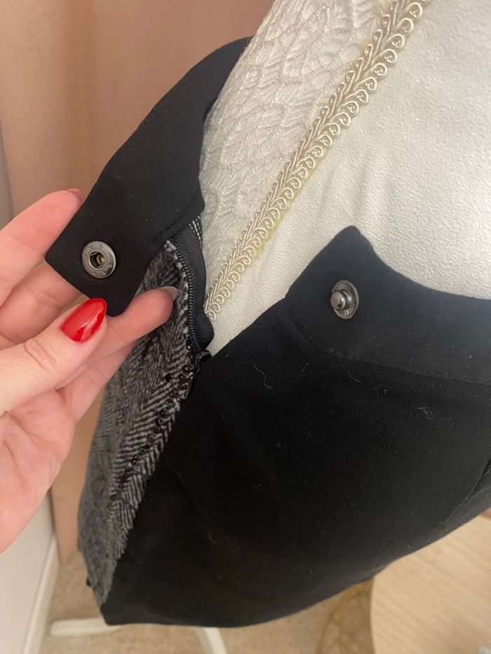 Jupe portefeuille en tweed - photo numéro 6