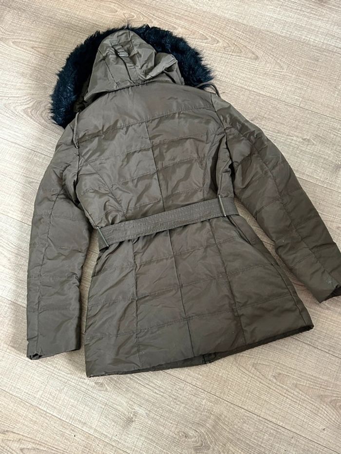 Doudoune kaki en plumes Esprit taille française 36 TBE - photo numéro 16