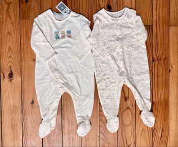 Lot de 2 pyjamas neufs Obaibi