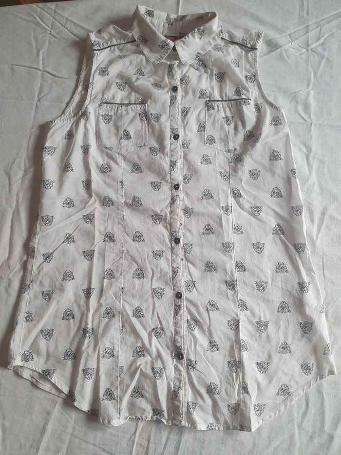 Chemise sans manche tigre - photo numéro 3