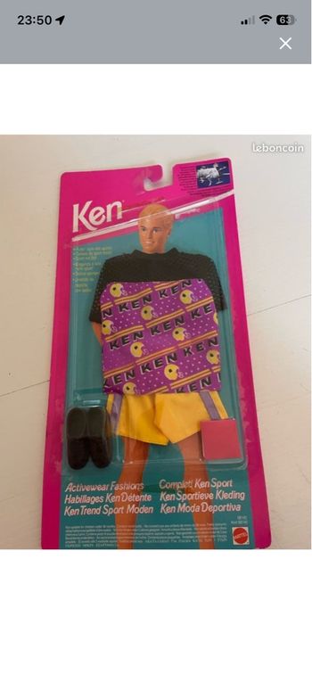 Vêtement vintage barbie ken 