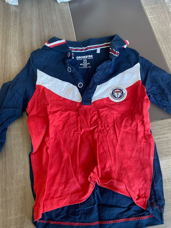 Tee shirt manches longues 24 mois