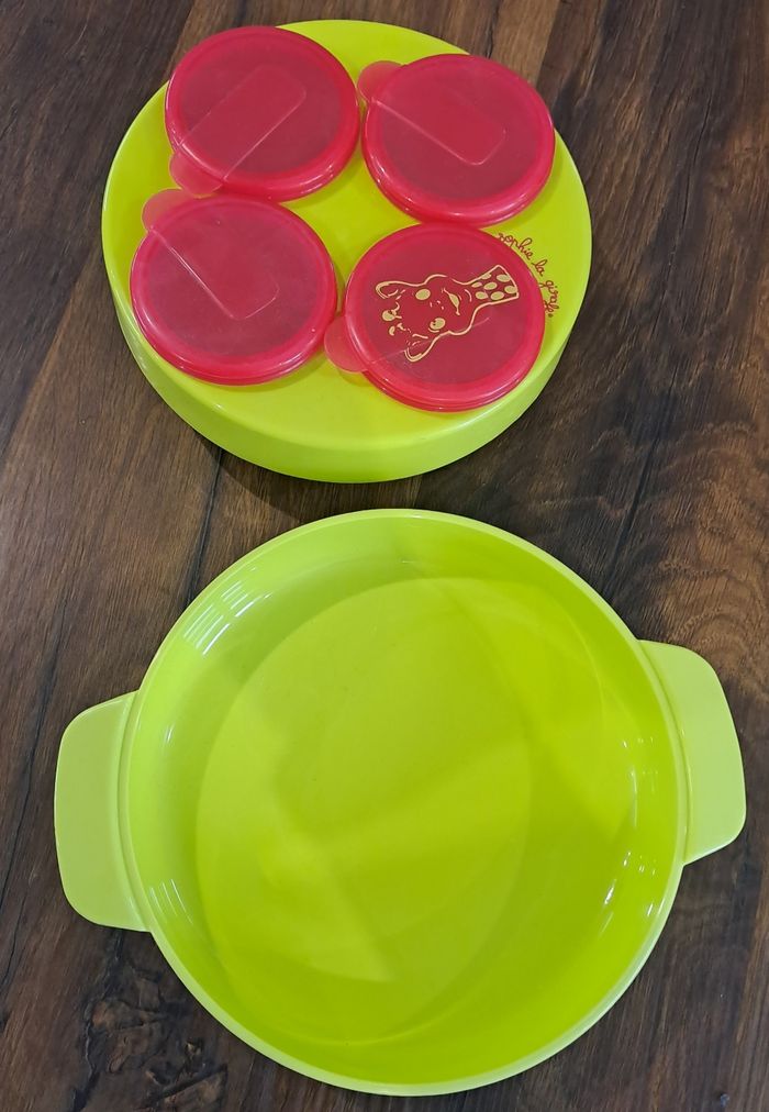 Assiette combi repas bébés Sophie La Girafe - photo numéro 2