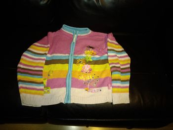 Veste gilet zippée barbie