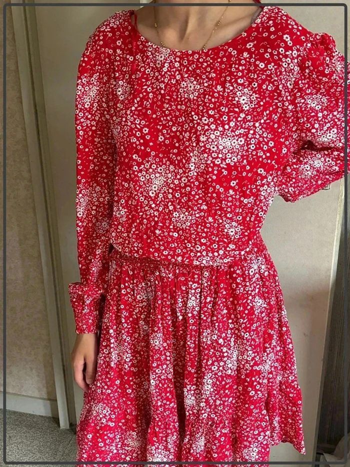 Robe fleurie taille 42 marque C&A * - photo numéro 2