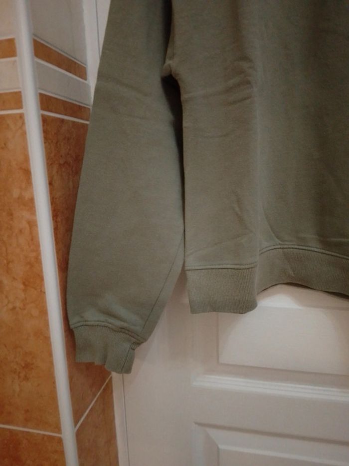 Sweat à capuche vert olive "girl PWR" T.S/36- Fashion Prívate Company - photo numéro 3