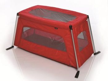 Lit de voyage lit parapluie Phil&Teds traveller rouge