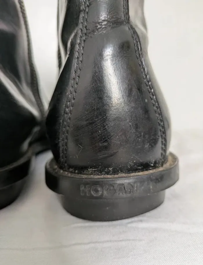 Bottines en cuir noir - Hogan - taille 7,5 (41) - photo numéro 7