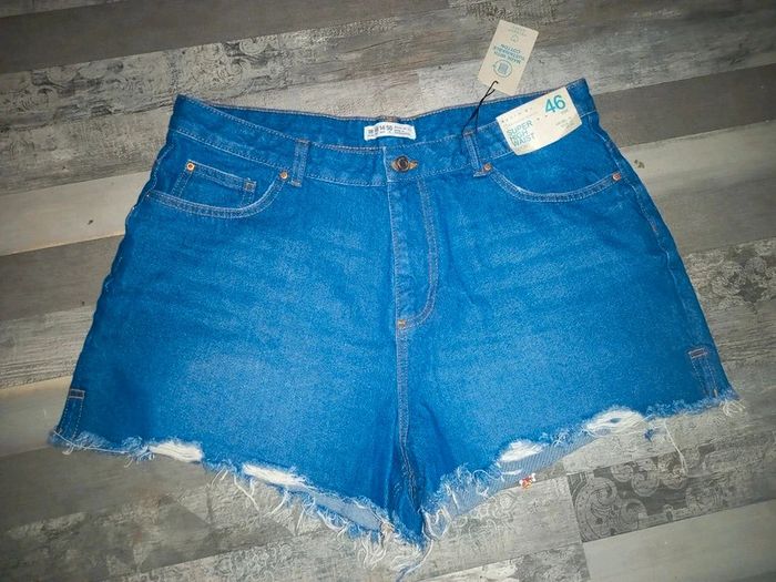 Short jean grande taille