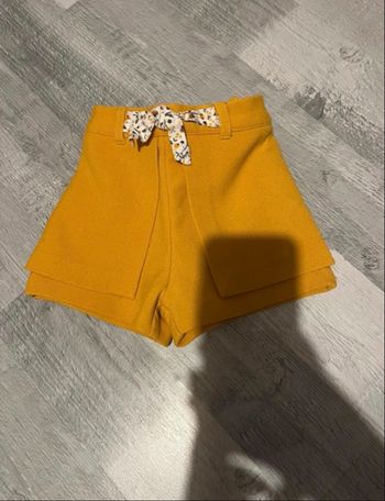 Short moutarde Obaibi 18 mois bébé fille