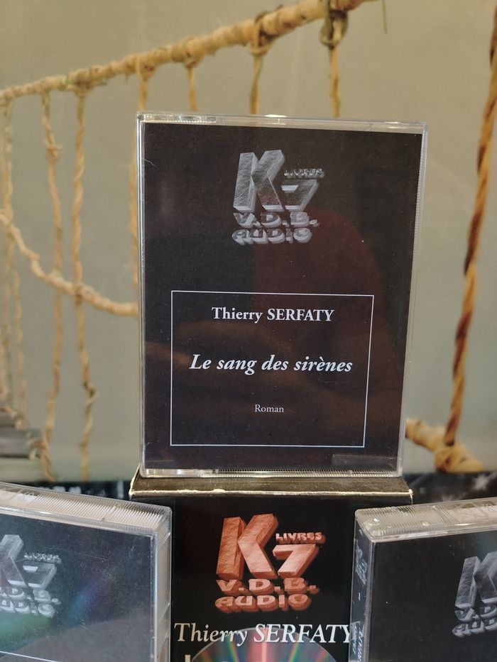 Coffret K7 VDB Livres Audio Thierry Serfaty Le Sang des Sirènes Vintage - photo numéro 6