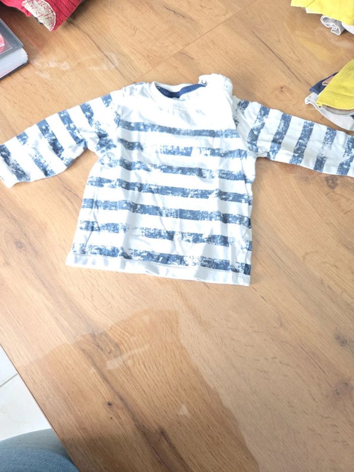 Lot de 12 tee-shirt manches longues - photo numéro 2