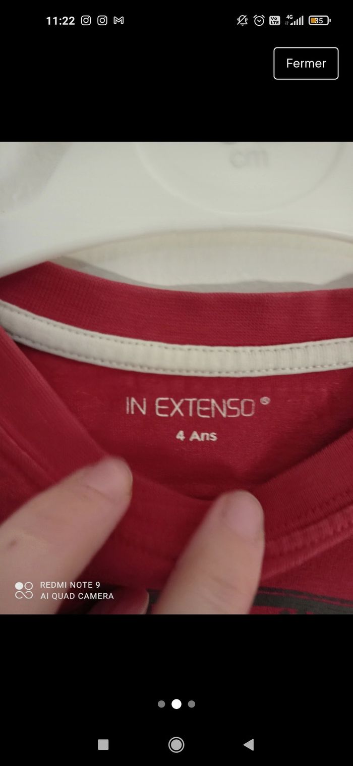 T-shirt in extenso 4 ans - photo numéro 2