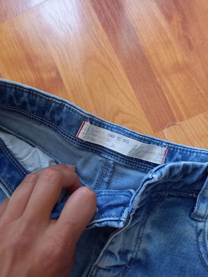 Short taille haute en jean - photo numéro 5
