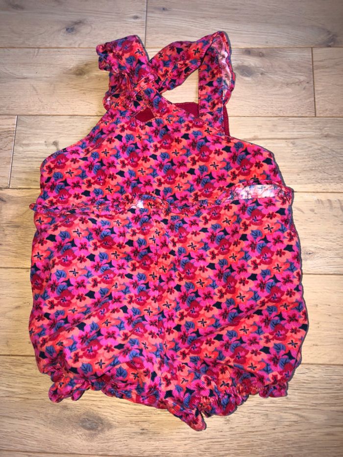 Combinaison velours dpam 12 mois