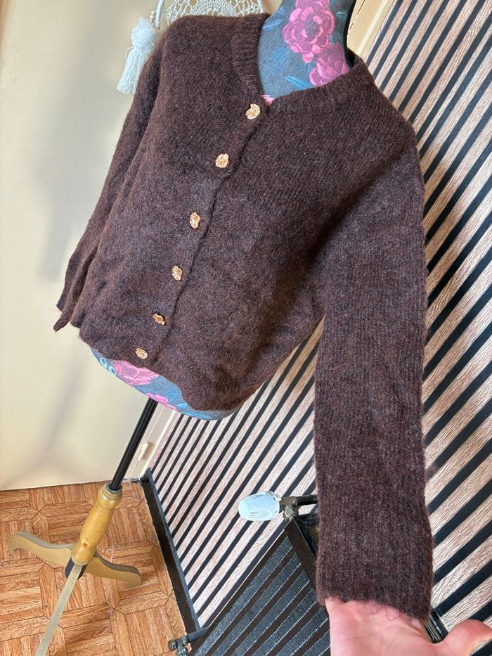 Joli gilet marron - photo numéro 2