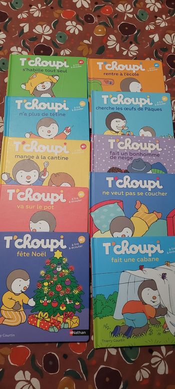 10 livres tchoupi dernière edition