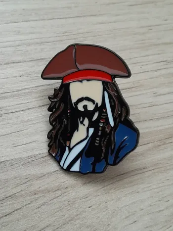 Pin's Pirate des Caraibes, en métal, N°3