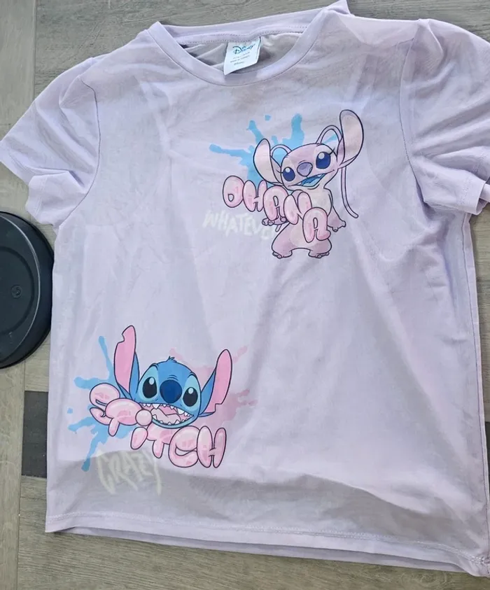 Double T-shirt Stitch 13/14 ans - photo numéro 3