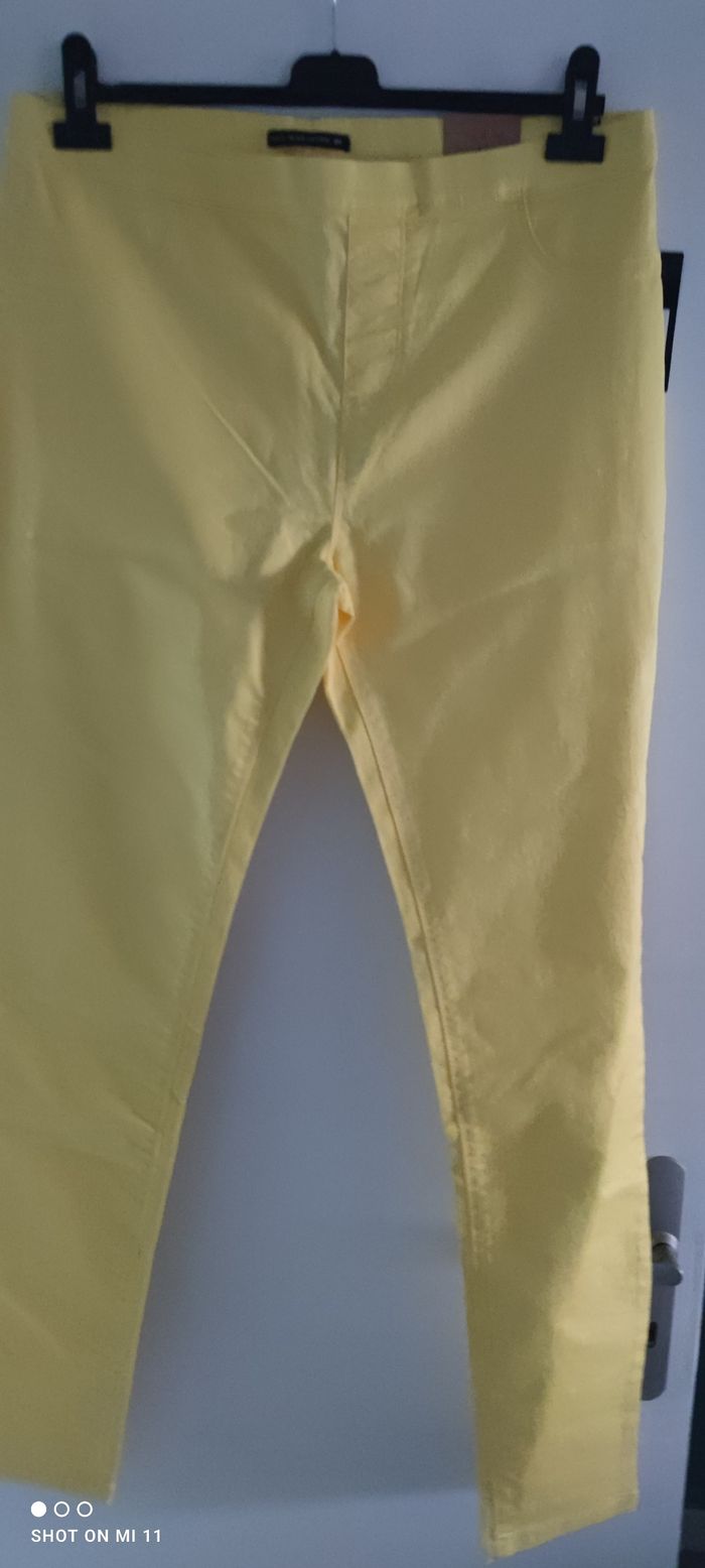 Jegging jaune neuf T44 - photo numéro 6