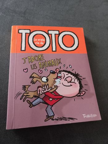Livre toto la vrai vie de toto j adore les animaux