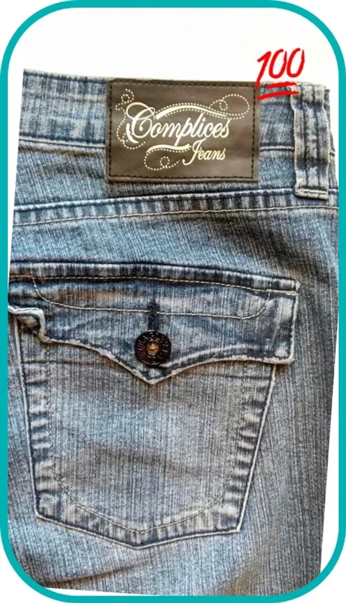 Jeans femme droit Complices 46 - photo numéro 7