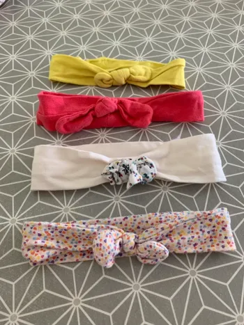 Lot de 4 bandeaux bébé