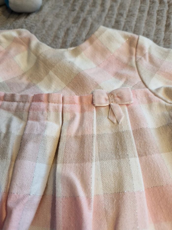 Robe Mayoral 3 mois rose et crème - photo numéro 2